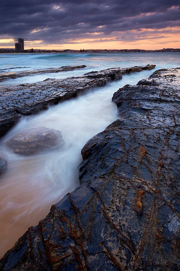 Currumbin Twilight - Sunset Seascape - Currumbin Alley Queensland