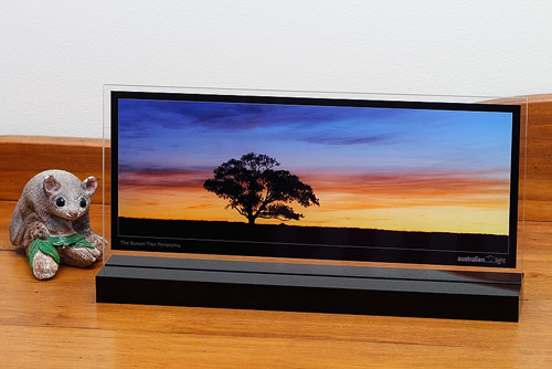 Unique Desktop Acrylic Frame with Australian Landscape Photography