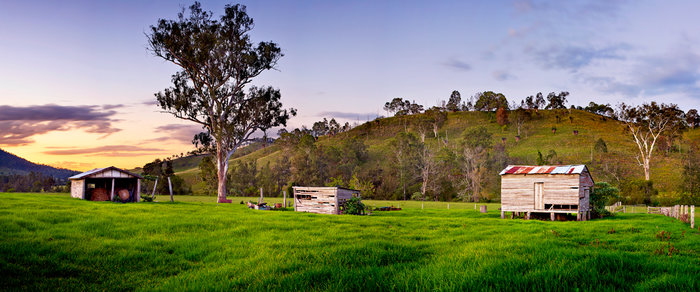 Three Farm Sheds